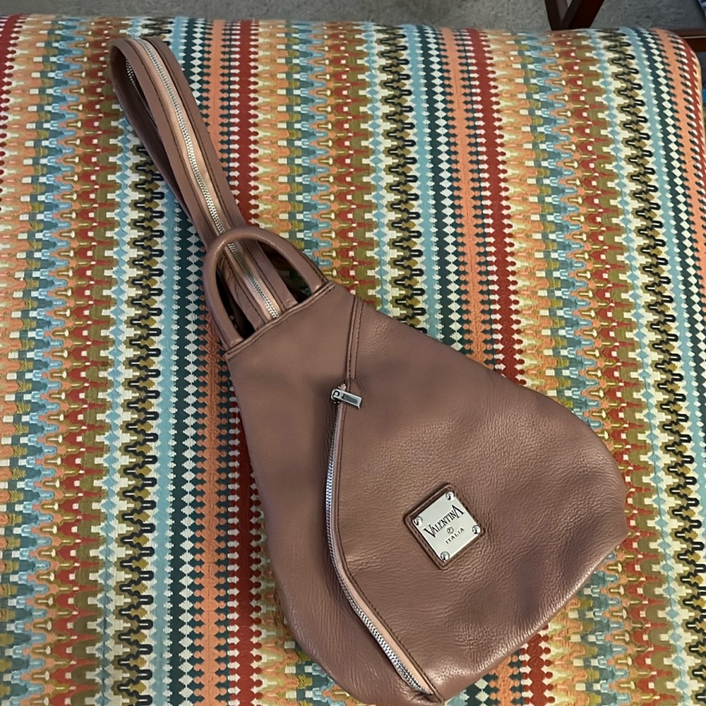 Valentina Italia Leather Sling bag Backpack